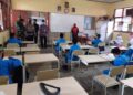 Kapolres Kuansing Bersama Forkopimda Monitor Pelaksanaan Belajar Mengajar Tatap Muka