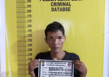 Tim Opsnal Polsek Senapelan Sikat Pengedar Sabu