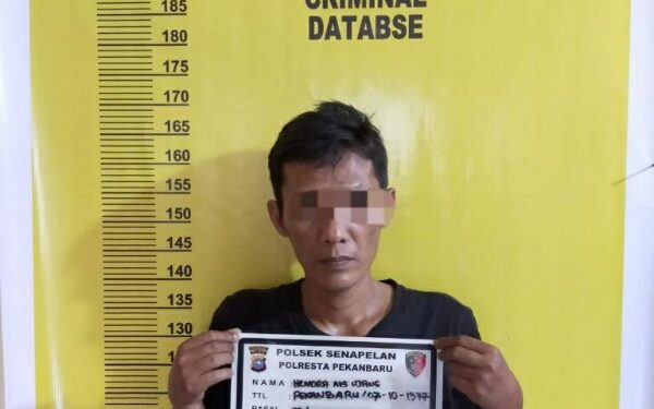 Tim Opsnal Polsek Senapelan Sikat Pengedar Sabu