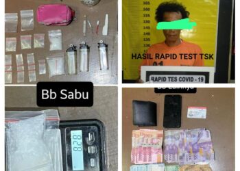 Usai Melakukan Transaksi Narkotika Dirumahnya Herlizan Ditangkap Polisi