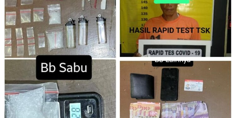 Usai Melakukan Transaksi Narkotika Dirumahnya Herlizan Ditangkap Polisi