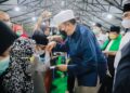 Hadiri Do’a Bersama Pengurus Wilayah Nahdatul Ulama Provinsi Riau Bersama Kyai dan 500 Orang Anak Yatim