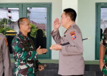 Jalin Sinergitas Kapolda Riau M Iqbal Silaturahmi Ke KOREM 031/WB