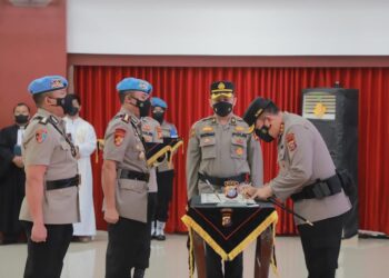 Kapolda Riau Irjen M Iqbal Pimpin Sertijab 4 Pejabat Utama dan 2 Kapolres Jajaran Polda Riau
