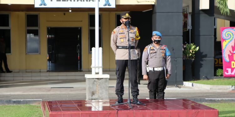 Sebanyak 53 Personel Polres Kuansing Naik Pangkat