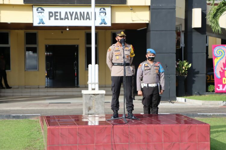 Sebanyak 53 Personel Polres Kuansing Naik Pangkat