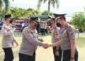 Sebanyak 61 Personel Jajaran Polres Kampar Naik Pangkat