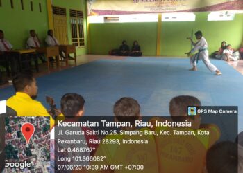 Peserta O2SN Tingkat SD Negri Kecamatan Tuahmadani Kota Pekanbaru Resmi Dibuka