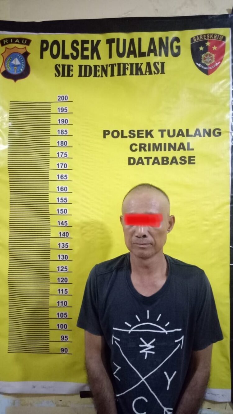 Tim Opsnal Polsek Tualang Sikat Pelaku Pembacokan