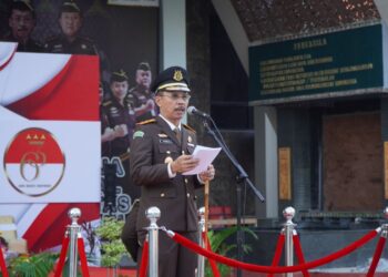 KEJATI RIAU PIMPIN UPACARA HARI BHAKTI ADHYAKSA KE – 63 TAHUN 2023