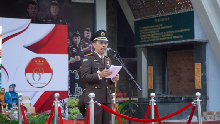 KEJATI RIAU PIMPIN UPACARA HARI BHAKTI ADHYAKSA KE – 63 TAHUN 2023