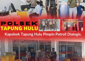 Patroli Di Wilayah Hukum Polsek Tapung Hulu