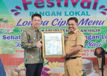 Bupati Rohil Membuka Acara Festival Pangan Lokal