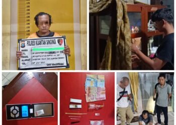 Tak Jera,Pria Paruh Baya Residivis Narkoba Terciduk Kembali.