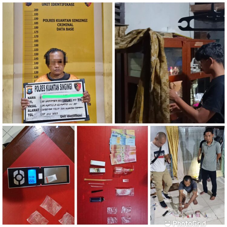 Tak Jera,Pria Paruh Baya Residivis Narkoba Terciduk Kembali.