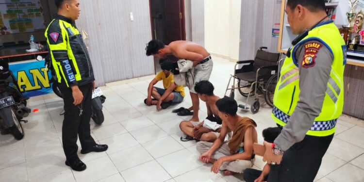 Masih Nekat Balap Liar, 4 sepeda motor Diamankan Satlantas Kampar