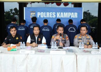 Kasus Curanmor 7 Pelaku dan 12 Unit Sepeda Motor Di Amankan