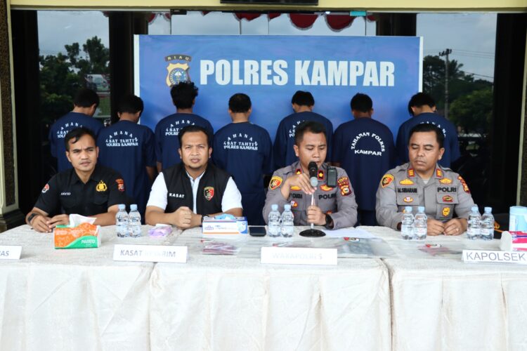 Kasus Curanmor 7 Pelaku dan 12 Unit Sepeda Motor Di Amankan