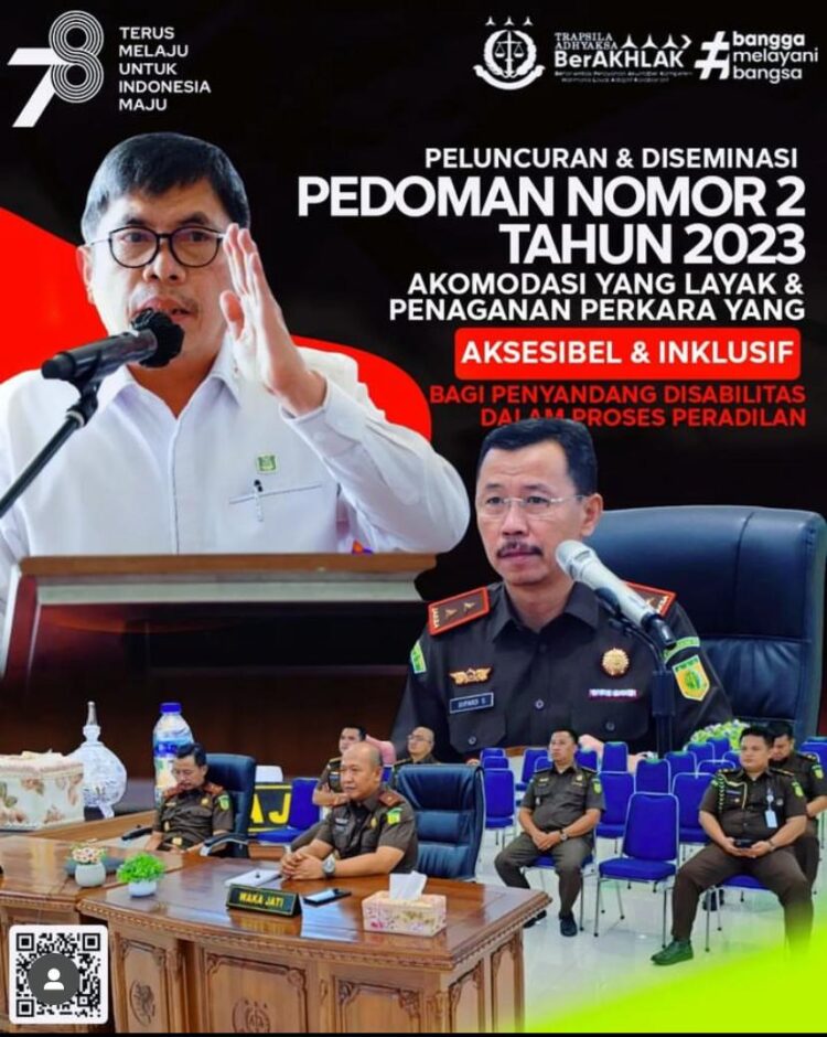 kegiatan Peluncuran dan Diseminasi Pedoman Nomor 2 Tahun 2023