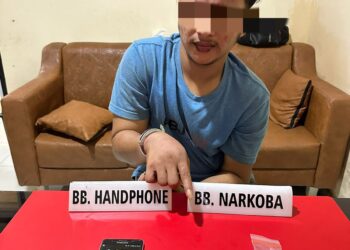 Satnarkoba Tangkap  Warga Desa Limau Manis Karena Terlibat Narkoba