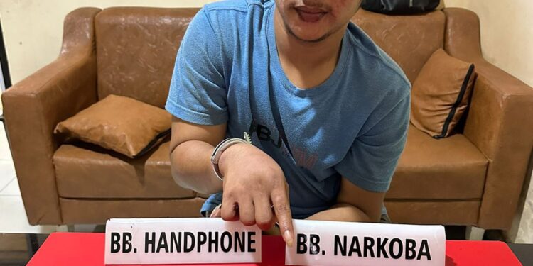 Satnarkoba Tangkap  Warga Desa Limau Manis Karena Terlibat Narkoba