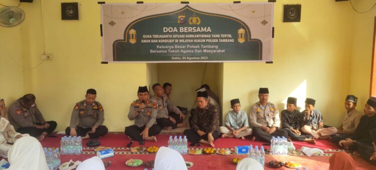 Polsek Tambang Gelar Acara Doa Bersama dan Santuni Anak Yatim