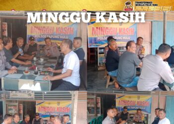 Minggu Kasih Polsek Tapung Hulu, TNI/POLRI Bersinergi Untuk Menindaklanjuti Keluhan Masyarakat