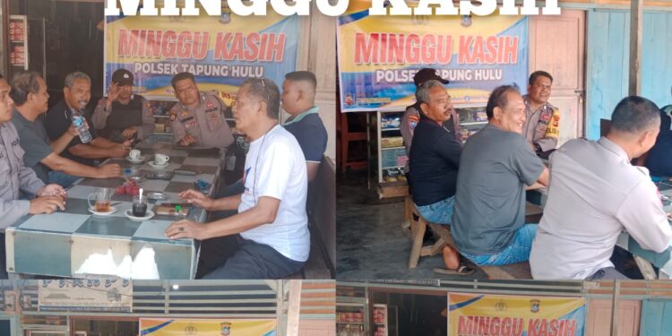 Minggu Kasih Polsek Tapung Hulu, TNI/POLRI Bersinergi Untuk Menindaklanjuti Keluhan Masyarakat