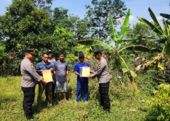 Sat Binmas Polres Kampar Gencar Patroli Himbauan Cegah Karhutla