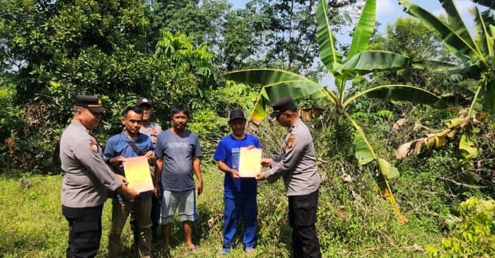 Sat Binmas Polres Kampar Gencar Patroli Himbauan Cegah Karhutla