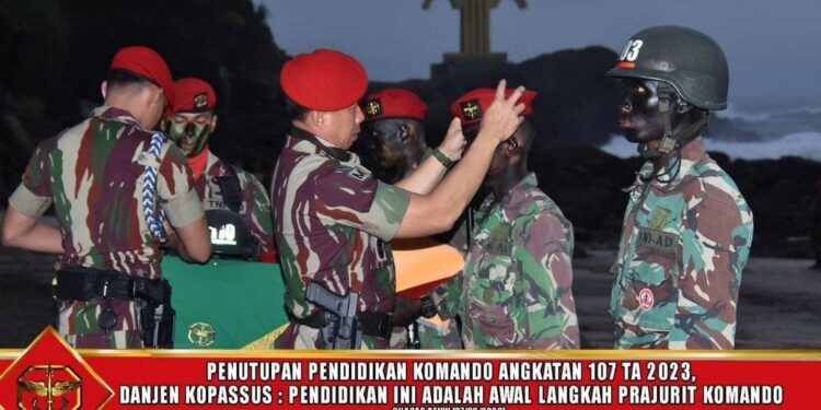 Penutupan Pendidikan Komando Angkatan 107 TA. 2023