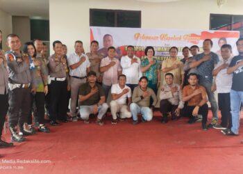 Polsek Tapung Gelar Acara Pisah Sambut Kapolsek