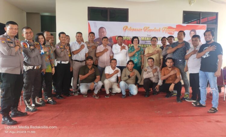Polsek Tapung Gelar Acara Pisah Sambut Kapolsek