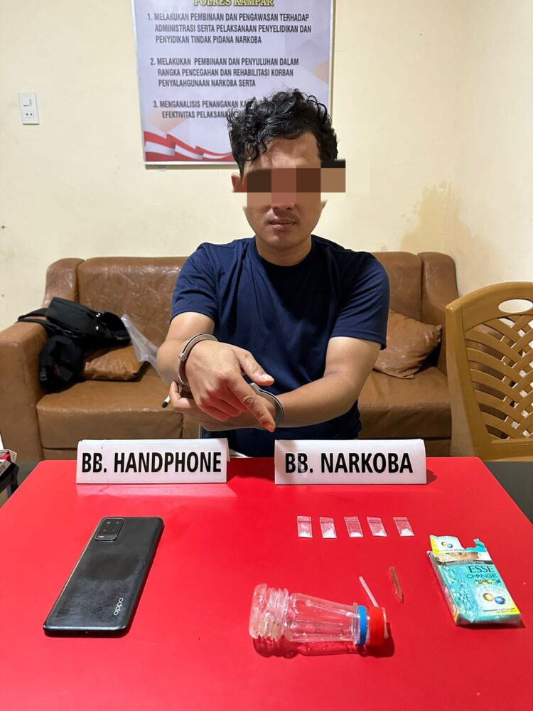 Tim Ojoloyo Tangkap Pelaku Narkoba Dengan 5 Paket Sabu-sabu