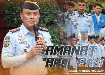 Kepala Lapas Pekanbaru Pimpin Apel Pahi Sekaligus Berikan Penghargaan Kepada Petugas Lapas