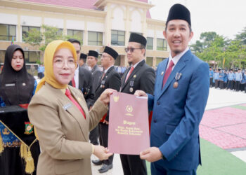 Sempena HUT RI Ke 78, ASN Terima penghargaan Setya Lancana Karya Satya tahun 2023