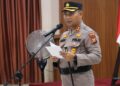 Kapolres Kuansing Pimpin Upacara Pelantikan Dan Sertijab Pejabat Utama Dilingkungan Polres Kuantan Singingi
