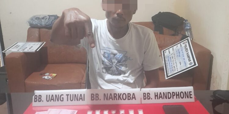 Terlibat Narkoba, Satnarkoba Polres Kampar Tangkap Warga Kijang Makmur