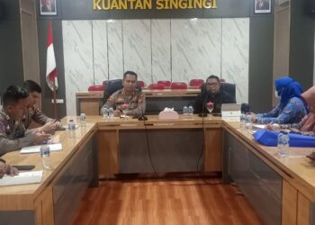 Kunjungan Dan Giat Sosialisasi Penilaian Kepatuhan Pelayanan Publik Oleh Tim Ombudsman Di Polres Kuantan Singingi