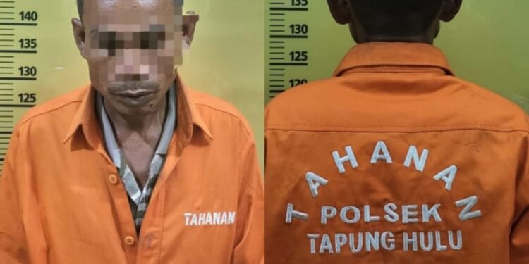 Pelaku KDRT Diamankan Unit Reskrim Polsek Tapung Hulu