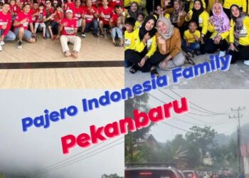 Hut Kemerdekaan RI Ke-78, Comunitas Pajero Indonesia Family ( PIF ) Pekanbaru Chapter Provinsi Riau Touring Ke Sumbar