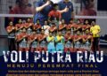 Tim voli putra Riau masuk delapan besar