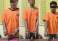 Jajaran Polsek Kampar Kiri Hilir Tangkap Tiga Pelaku Narkoba