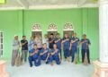 Jumat Bersih Rumah Ibadah Polsek Kelayang di Desa Tanjung Beludu Sukses