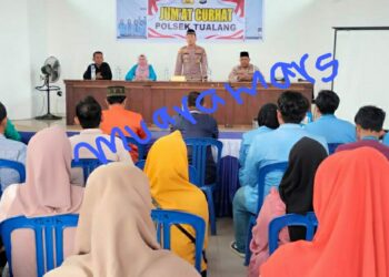 KapolsekTualang Bersama Tokoh Masyarakat Adakan Jum’at Curhat