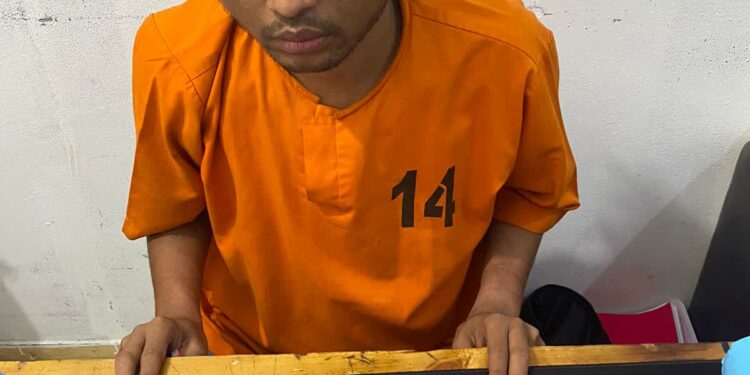 Satnarkoba Polres Pelalawan Sikat Pelaku Diduga Pengedar Shabu Shabu