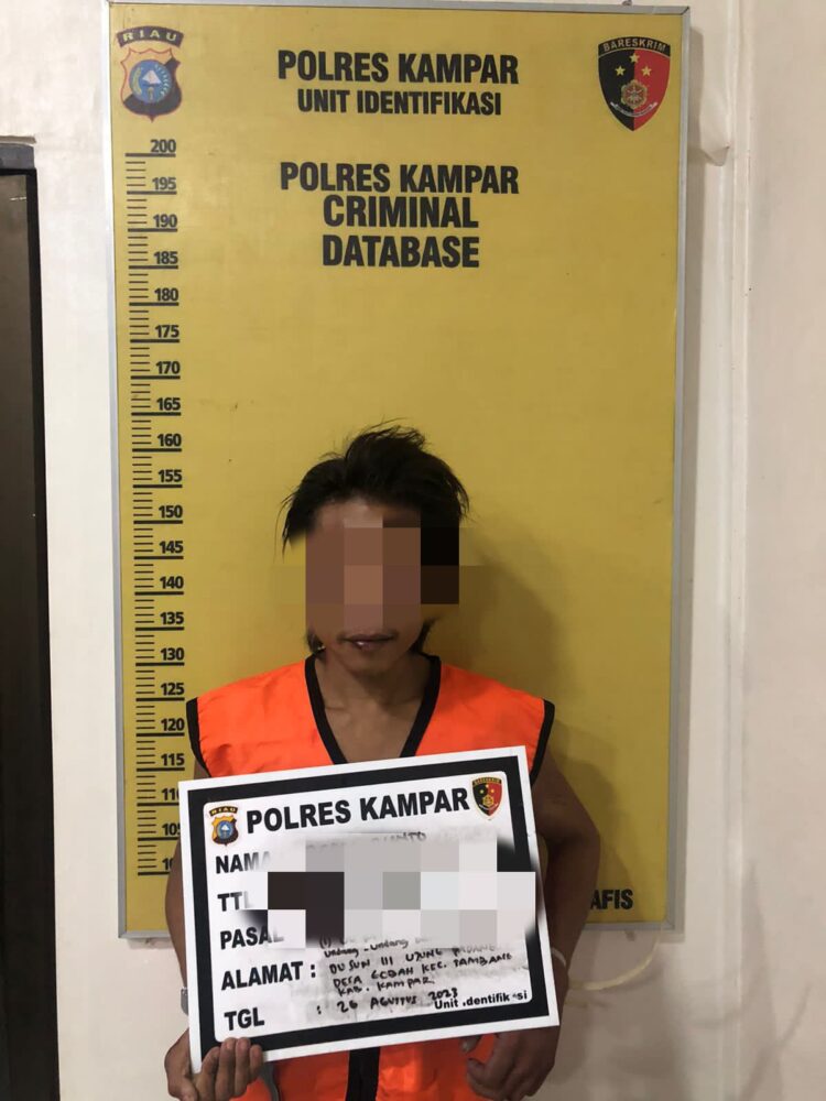 Polisi Ditusuk Gunting Saat Penangkapan di Tambang