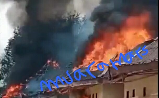 6 Unit Rumah di Bumi Perkemahan Bunut Hangus terbakar