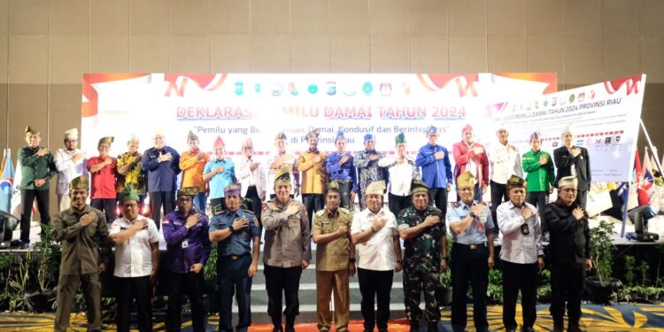 Sebanyak 18 partai politik (parpol) Mengikuti  Deklarasi pemilu Damai 2024
