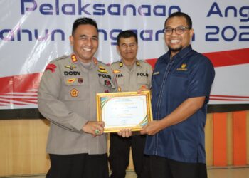 Polres Inhu Terima 3 Penghargaan Terbaik Pertama dari KPPN Rengat